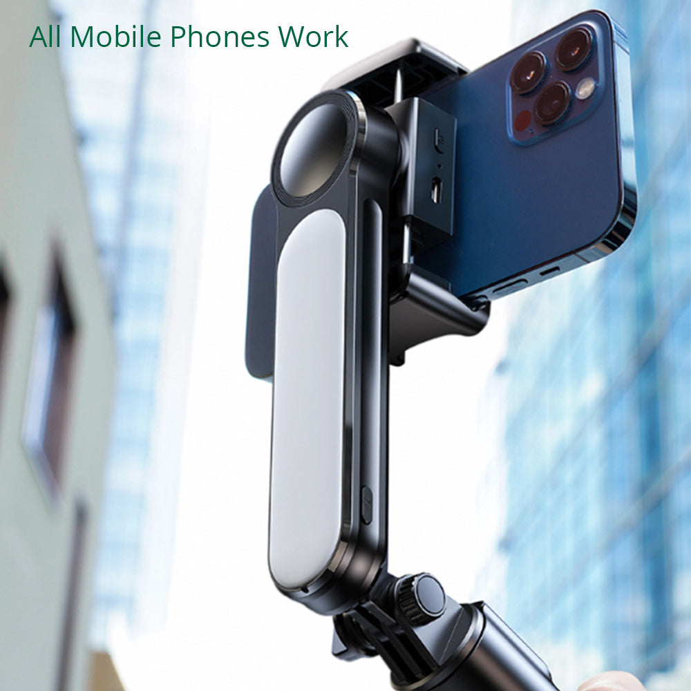 Mini Multifunctional Aluminum Alloy Mobile Phone Smart Live Broadcast Stabilizer