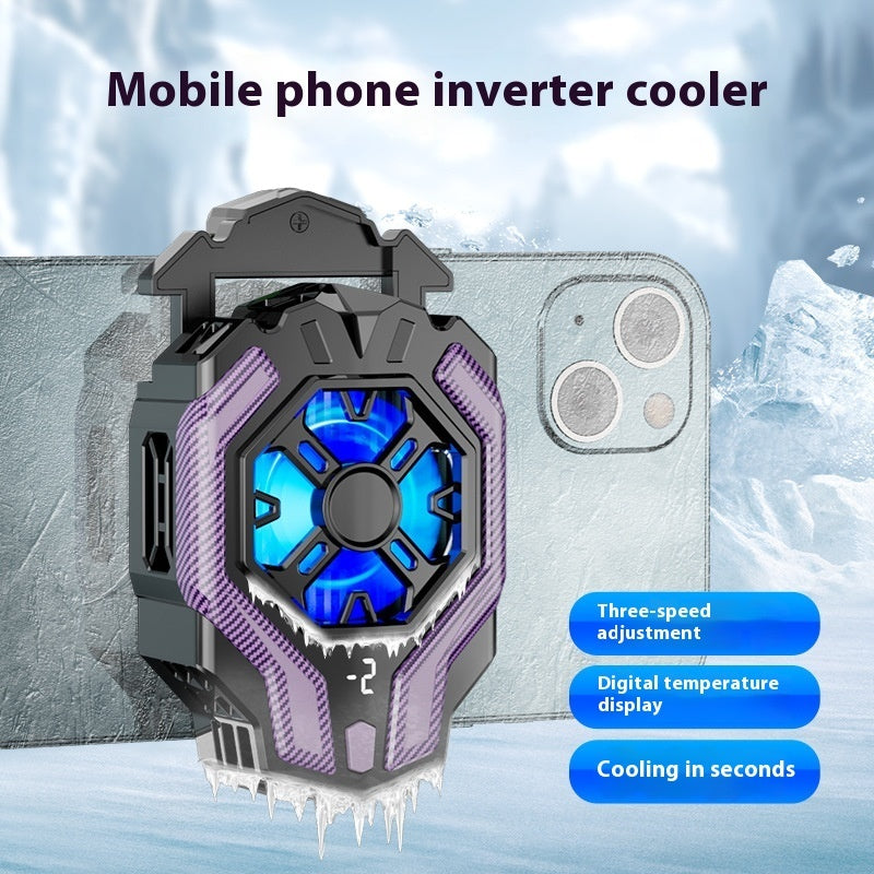 Semiconductor Refrigeration Mobile Phone Radiator Three-gear Adjustable Detachable