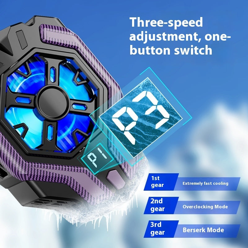 Semiconductor Refrigeration Mobile Phone Radiator Three-gear Adjustable Detachable