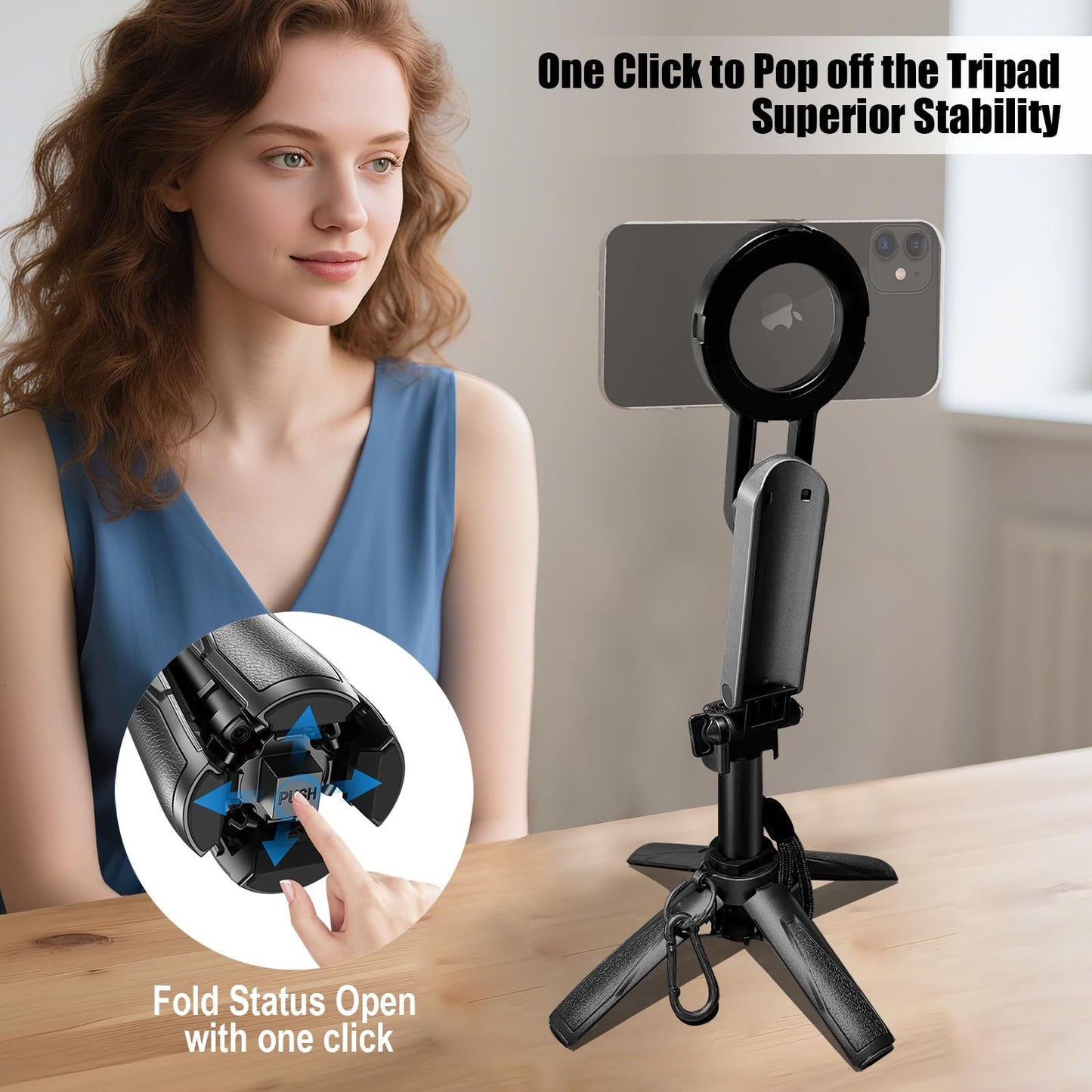 Retractable Selfie Stick Tripod