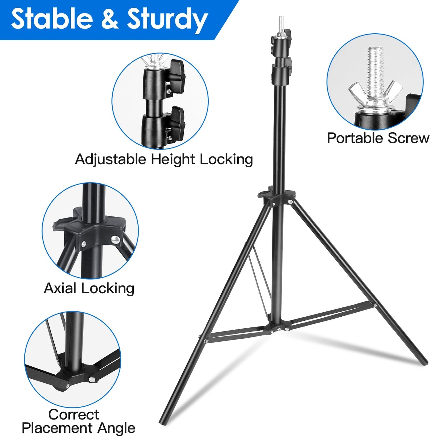 1Set 5X6.5FT T Shape Photo Video Backdrop Stand Heavy Duty Background Stand Adjustable Photography Backdrop Stand With 6 Spring Clamps Sandbag Carry Bag For Studio Party Wedding